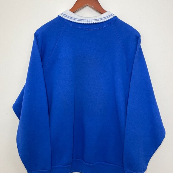 Vintage Blue Bear Collared Crewneck Woman 1XL - Picture 2 of 6
